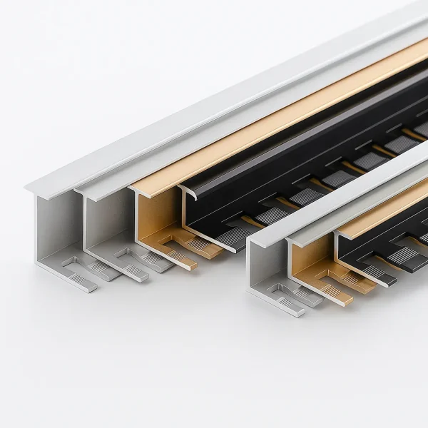 Formable T-Profile Edge Trim with Slotted Flange