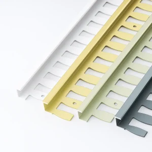 L-Shaped Formable Tile Trim in Matte Color Palette
