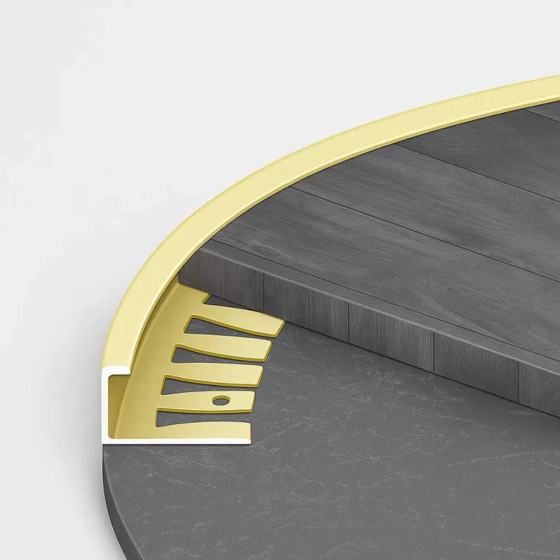 L-Shaped Formable Tile Trim in Matte Color Palette