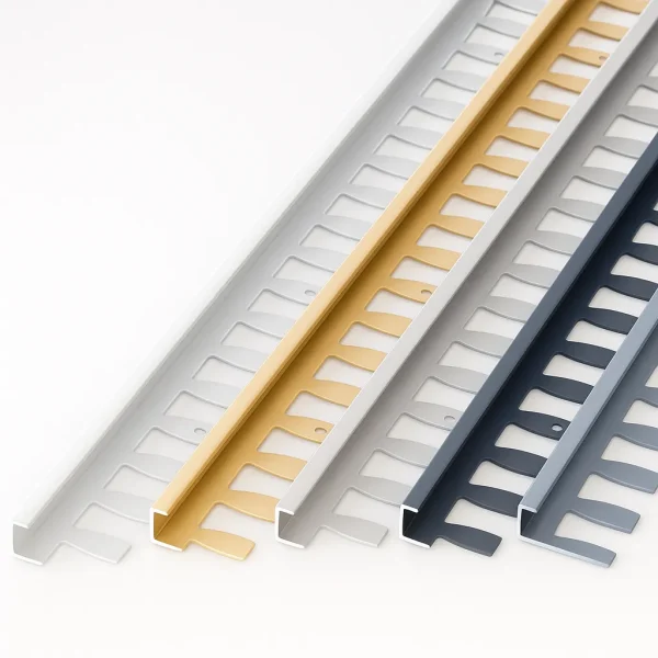 L-Shaped Formable Tile Trim in Matte Color Palette