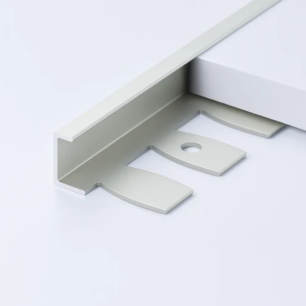 Matte Black Flexible Trim Edging with Flared Tabs