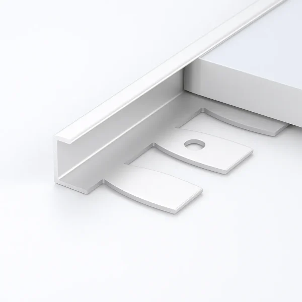 Matte Black Flexible Trim Edging with Flared Tabs