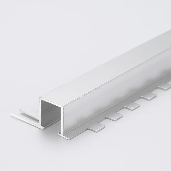 Quadrant Flexible Edge Trim in Satin Gold Finish