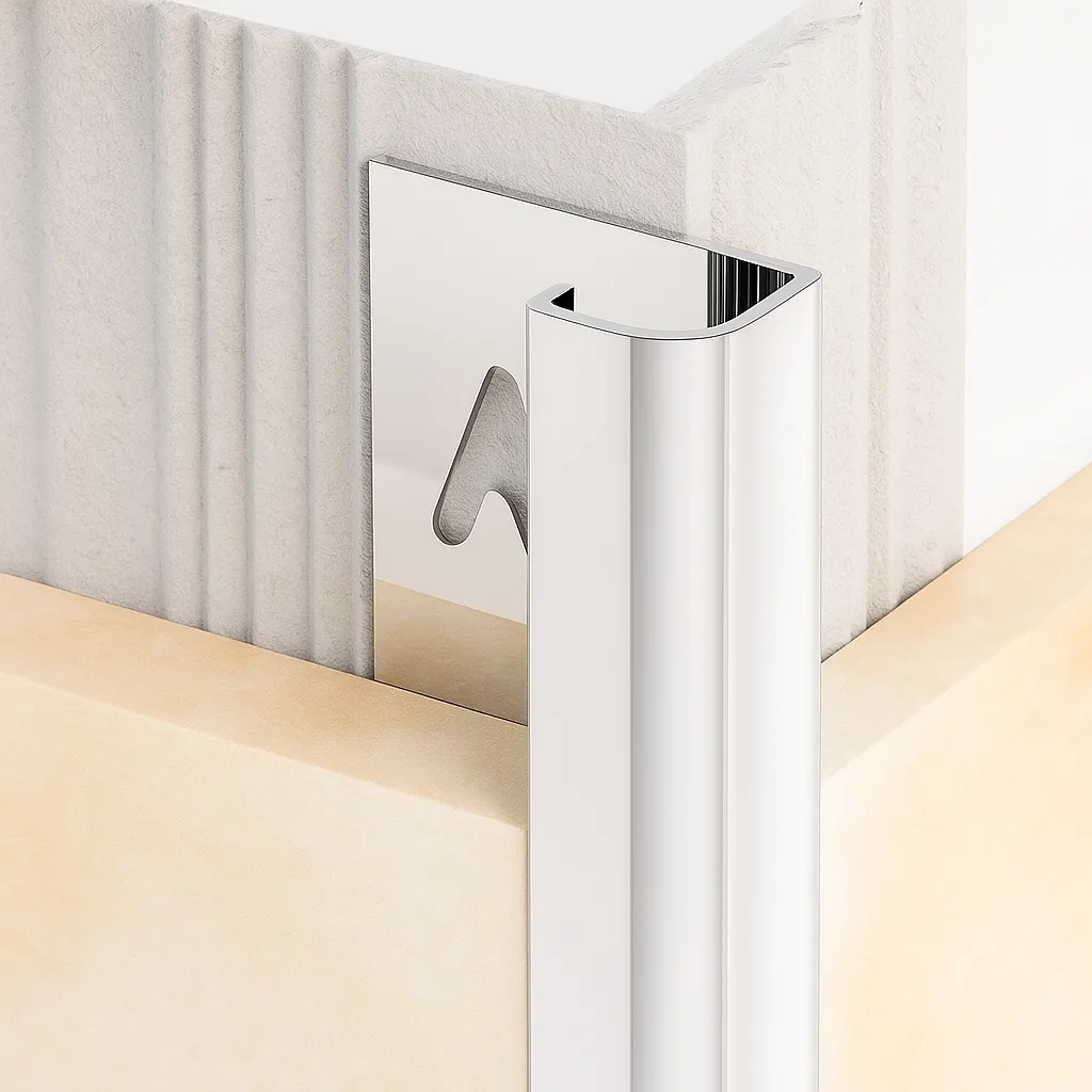 SA_Stainless Steel Quart shape Tile Trim