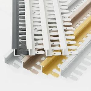 T-Profile Flexible Edge Trim with Interlocking Base