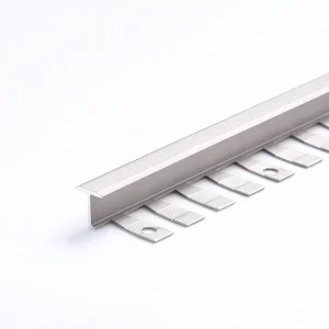 T-Profile Flexible Edge Trim with Ribbed Anchor Tabs