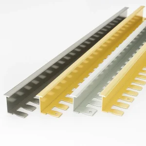 T-Profile Flexible Edging Trim with Notched Flange