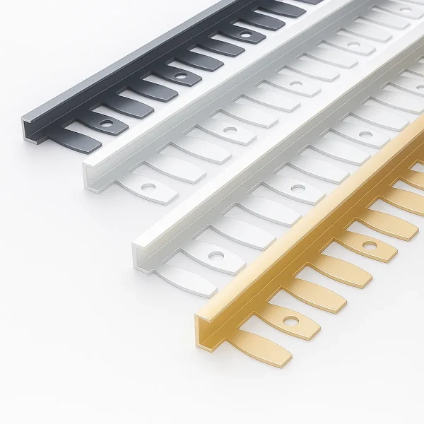 T-Shape Flexible Metal Edging with Uniform Tabs