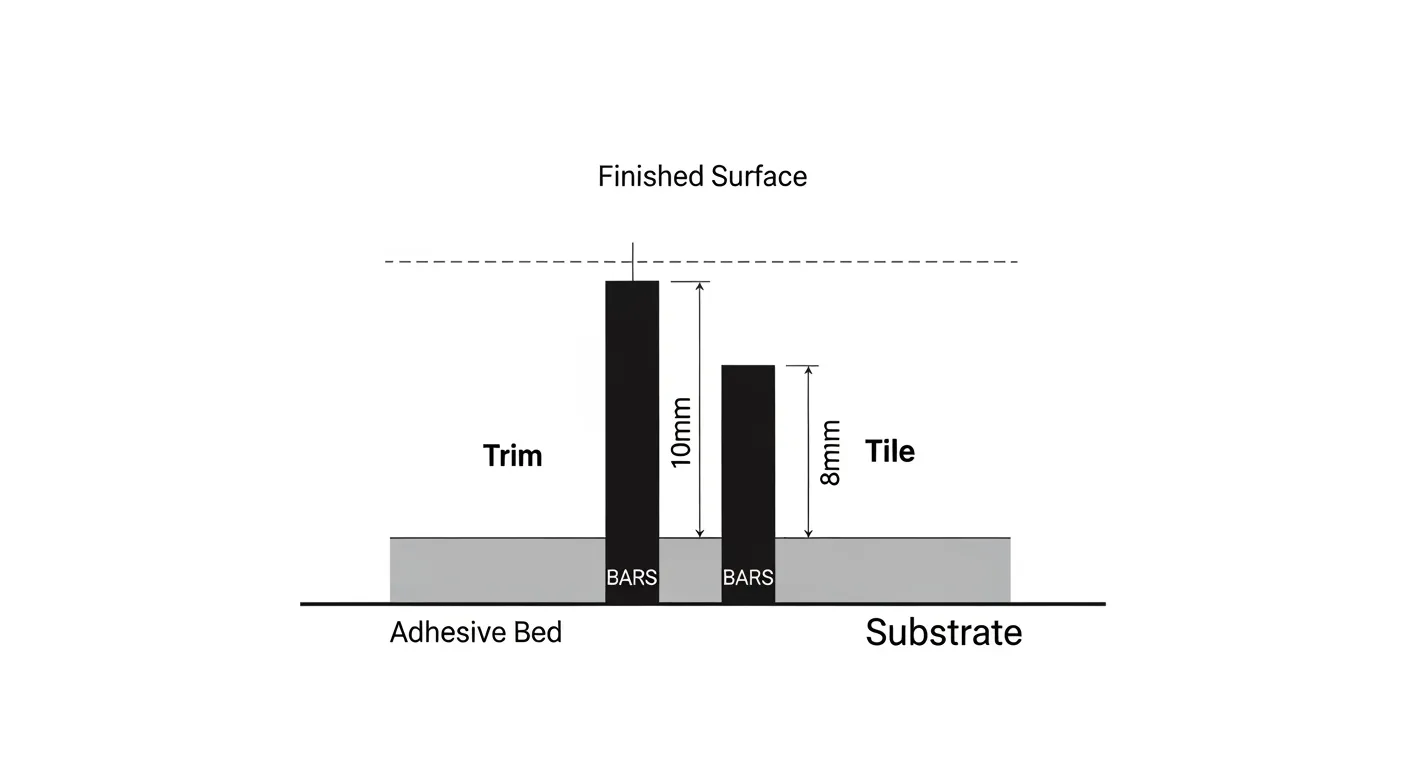 The Correct Brass Tile Trim Size for Your Tile The Correct Brass Tile Trim Size for Your Tile