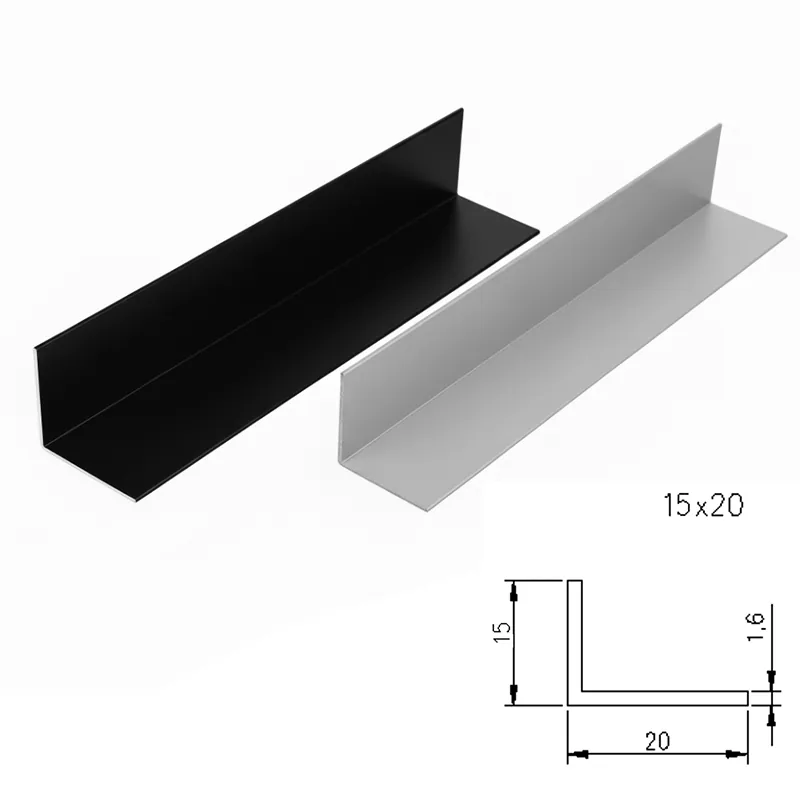 15x20mm Aluminium Water Stop Angle Profile 2 15x20mm Aluminium Water Stop Angle Profile