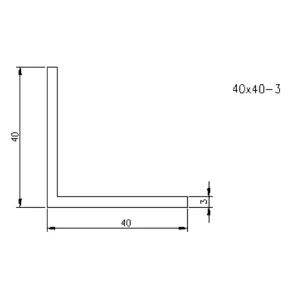 40x40mm Heavy-Duty 3mm Bathroom Water Stop