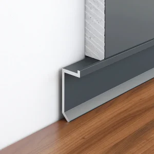 Anthracite Shadow Gap Profile Skirting - L-Shape