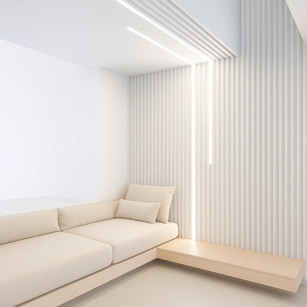 Case Recessed Channel for Ceiling Shadow Gap Lighting 001