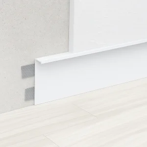 Modern Flush Skirting with Shadow Gap for Concrete