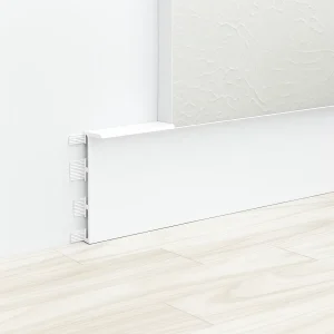 Recessed Shadow Gap Skirting Detail with Grip-Lock