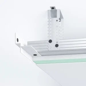 Stepped Aluminum Shadow Gap Ceiling Profile