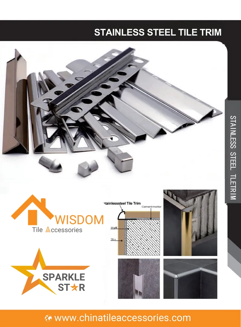 Stainless Steel Tile Trim Catalog - Sparkle Star Stainless Steel Tile Trim Catalog - Sparkle Star
